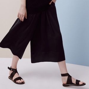 VINCE Mailin Leather Sandals Black